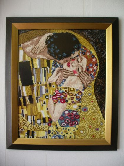 Работа «PocaŁunek wg Gustawa Klimta»