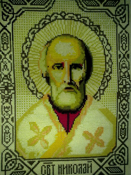 Работа «Икона св. Николая»