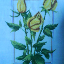 Работа «Желтые розы»