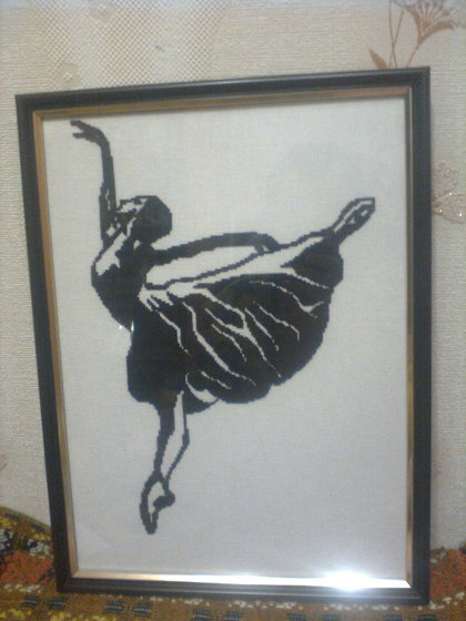 Работа «маленькая балерина»