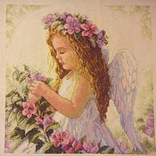 Работа «Цветочный ангел»