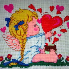 Работа «ангелочек любви»