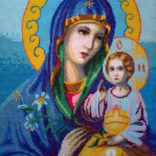 Работа «Ікона казанська Божа Мати»