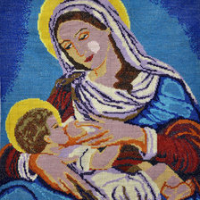 Работа «Богородица с младенцем.»