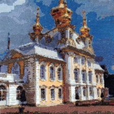 Работа «Церковь Большого дворца Петергофа»