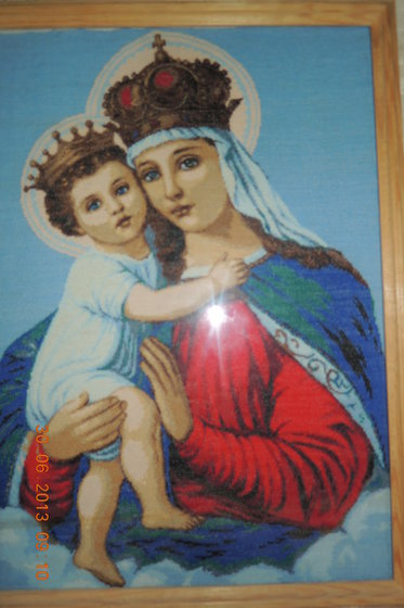 Работа «дева Мария с ребенком»