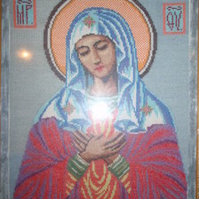 Работа «Икона Богородица Умиление»