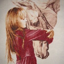 Работа «Девочка с лошадью.»