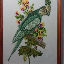 Работа «зелёный попугай»
