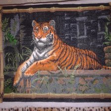 Работа «Тигр в бамбуке»