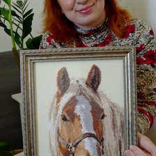 Работа «Для рыжей девушки (в год "Лошади") - рыжая лошадь»