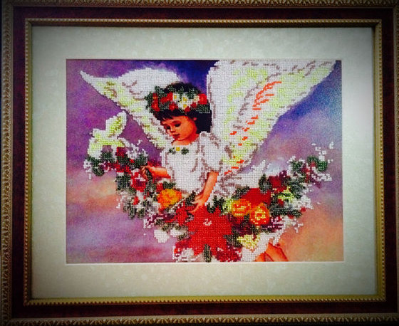 Работа «Цветочный ангел»