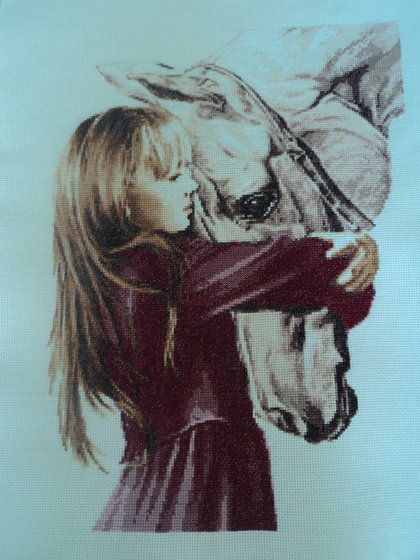 Работа «Девочка с лошадью»