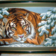 Работа «Тигр в снегу»