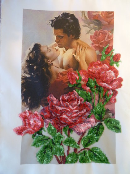 Работа «"Розы любви" набор фирмы Матренин Посад.»