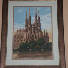 Работа «Собор La Sagrada Familia. Барселона»