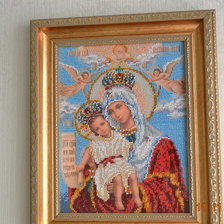 Работа «Икона. Богородица Милующая.»