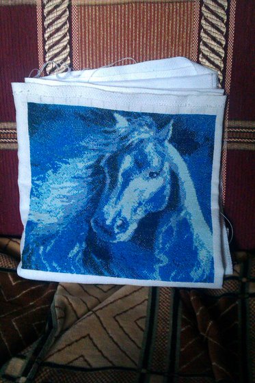 Работа «Синяя лошадь»