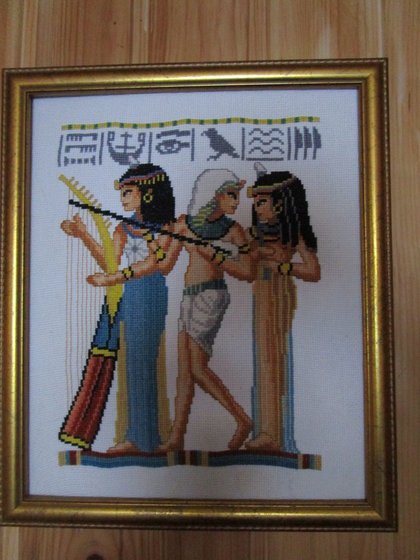 Работа «египетские мотивы (ЖУРНАЛ SPECIAL BURDA 98)»