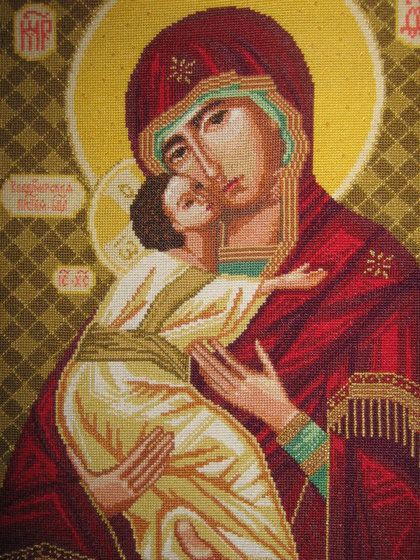 Работа «Владимирская икона богородицы»