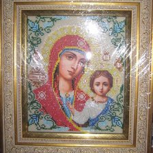 Работа «Икона Казанской божьей матери»