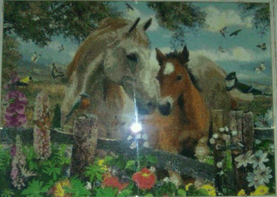 Работа «Лошадь с жеребенком»