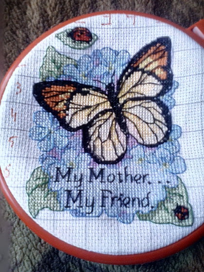 Работа «Butterfly: My mother ... My friend.»
