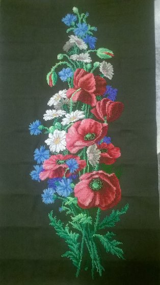 Работа «Букет цветов от Чаривной мыти (Волшебного мгновения с украинског»