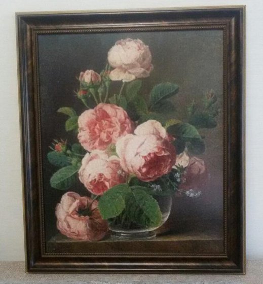 Работа «Still Life of Roses in a Glass Vase»