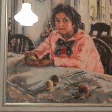 Работа «По картине В.Серова " Девочка с персиками"»