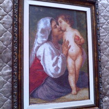 Работа «Поцелуй. По мотивам картины В. Бугро.»