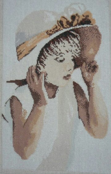 Работа «девочка в шляпе»