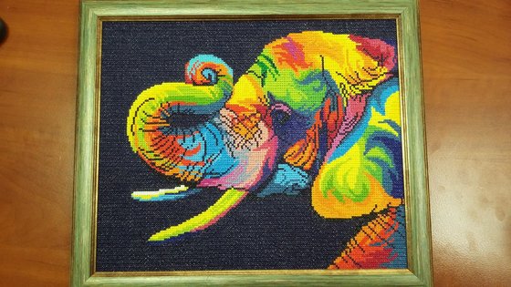 Работа «Радужный слон»
