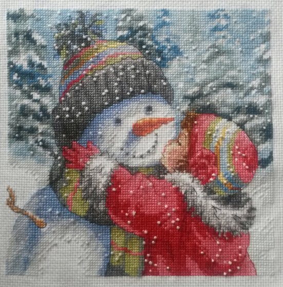 Работа «Kiss the snowman»