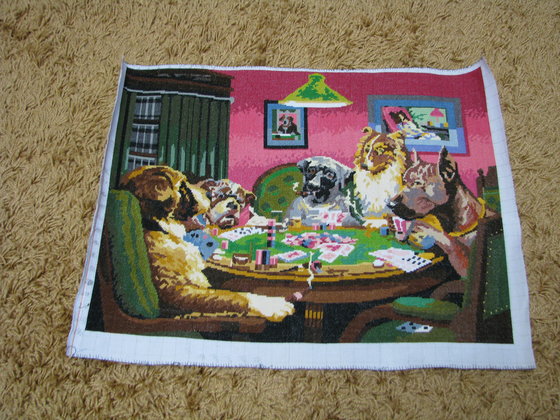 Работа «Собаки играющие в покер»