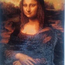 Работа «Алмазная мозаика: Мона Лиза»