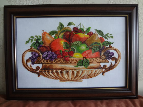 Работа «Натюрморт с фруктами»