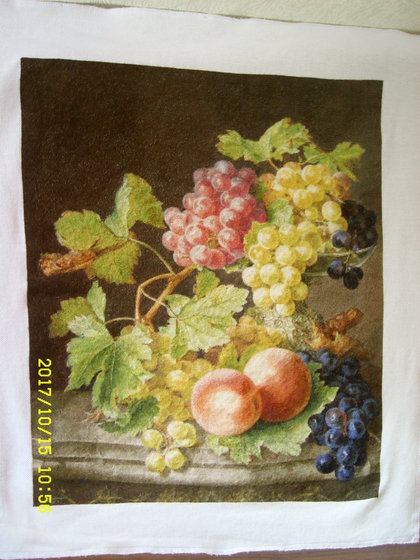 Работа «Ваза с виноградом»