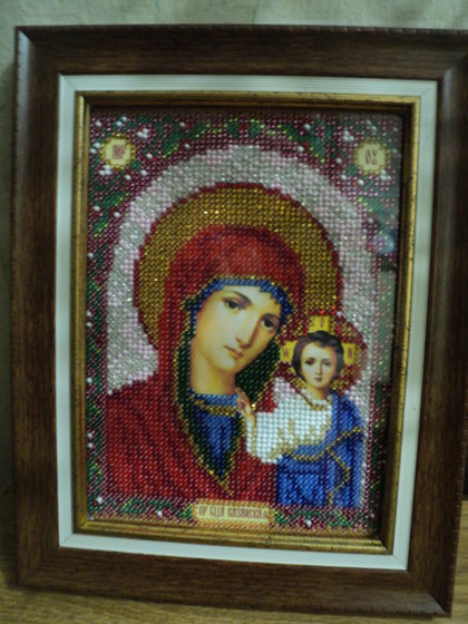 Работа «Казанская икона Божией Матери»