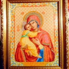 Работа «Владимирская икона Божией Матери»