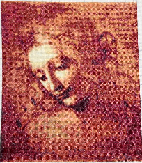 Работа «Репродукции картины Леонардо да Винчи "Портрет девушки"»