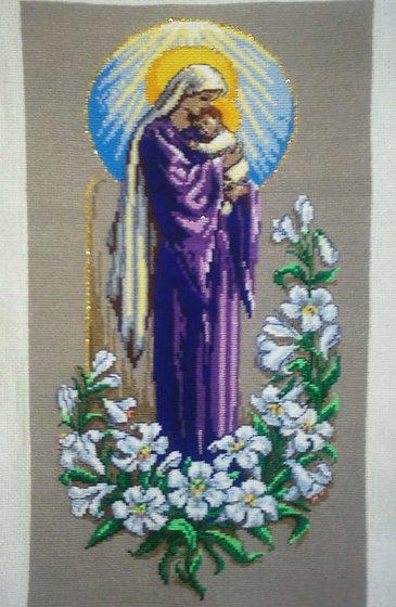 Работа «Дева Мария с Иисусом.»