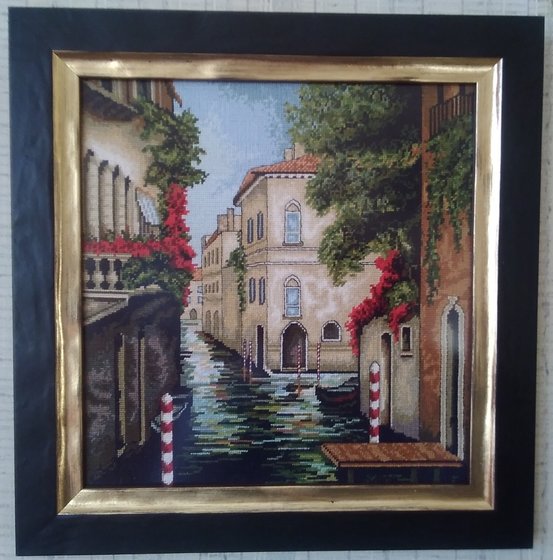 Работа «Венеция в цветах»