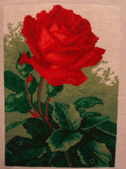 Работа «Красная роза ( от РС студии)»