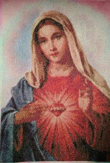 Работа «Непорочное Сердце Девы Марии»
