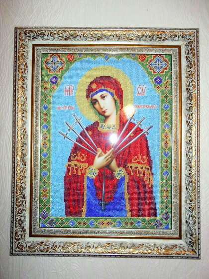 Работа «Пресвятая Богородица Семистрельная»