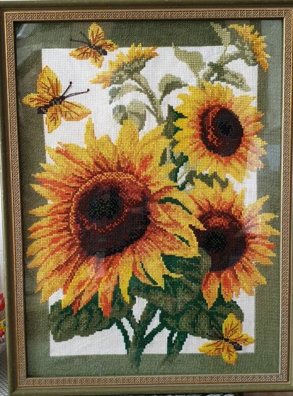 Работа «Sunflowers»