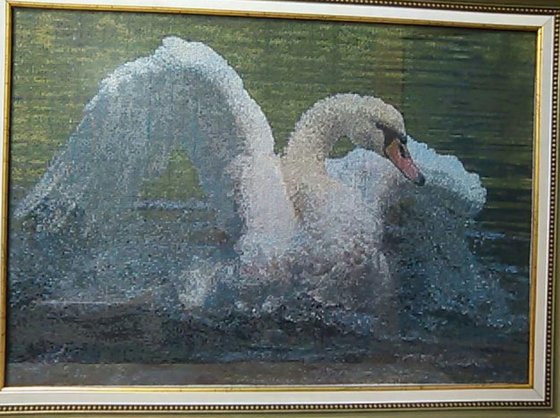 Работа «Лебедь на воде»