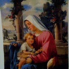 Работа «Діва Марія з Ісусом»