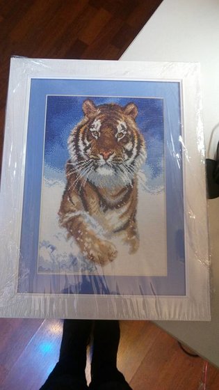 Работа «Тигр в снегах»